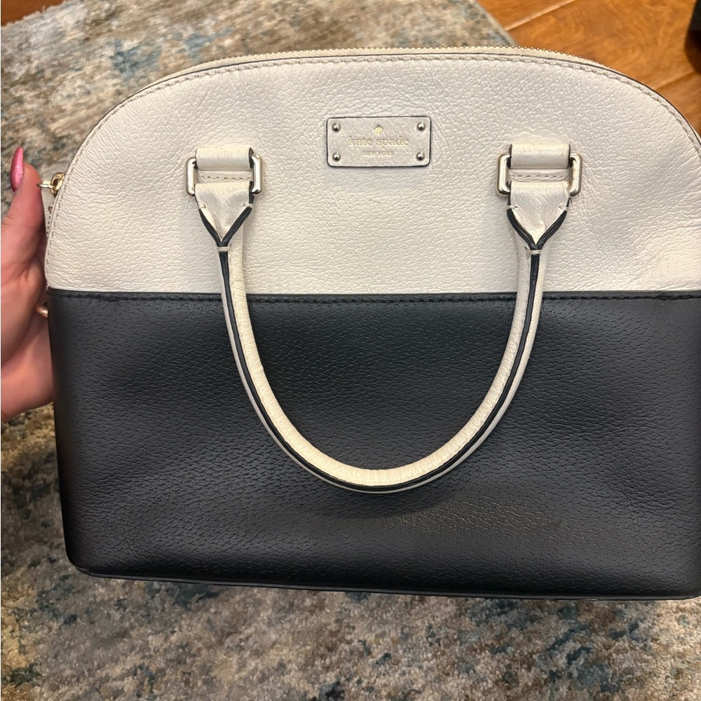 Kate Spade Black and White Women's Handbag